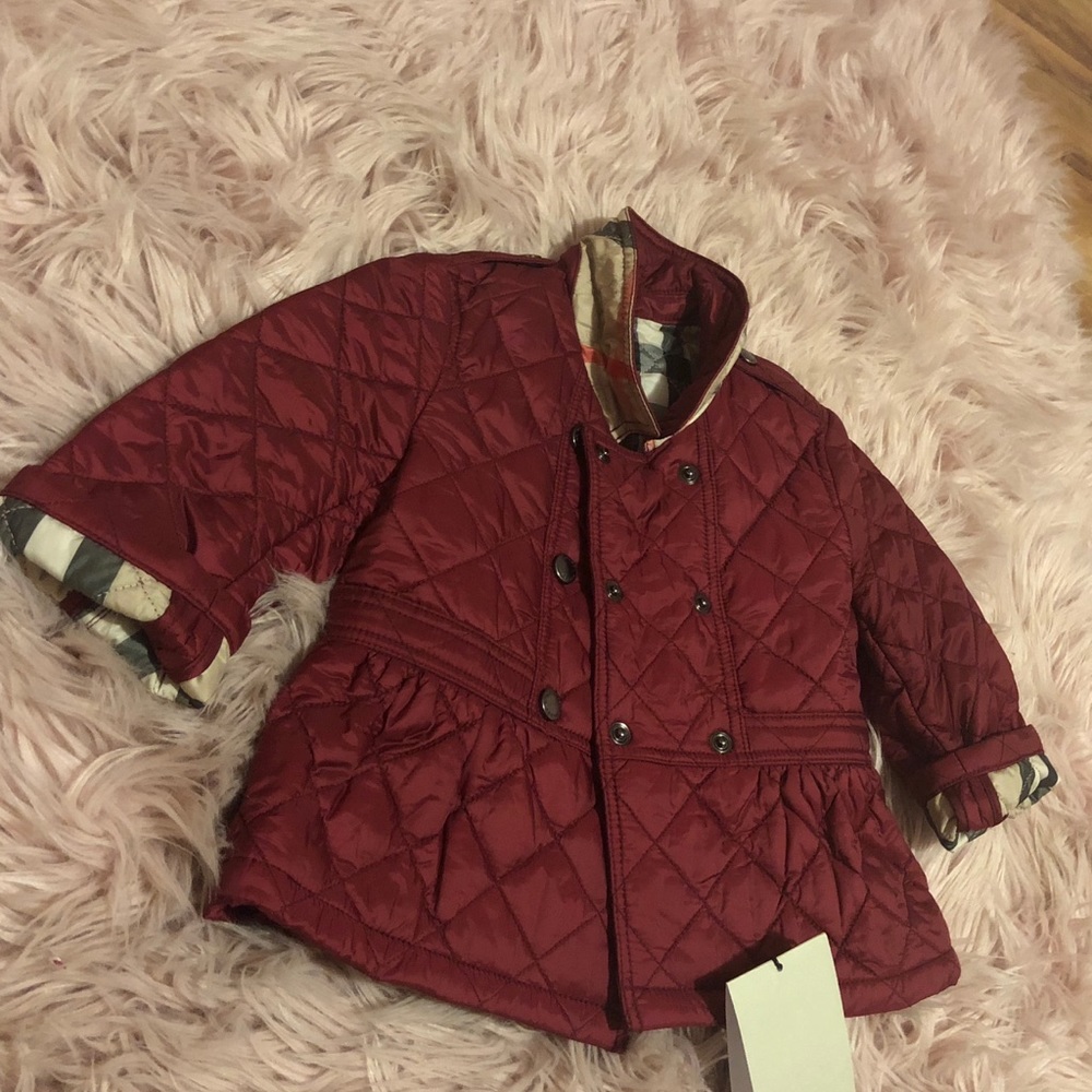 Brand new with tags. Little girl Burberry jacket